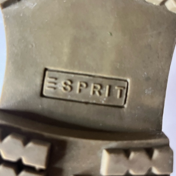 Esprit Women’s Tan Lace-Up Work Boots Size 7.5 - Picture 7 of 14